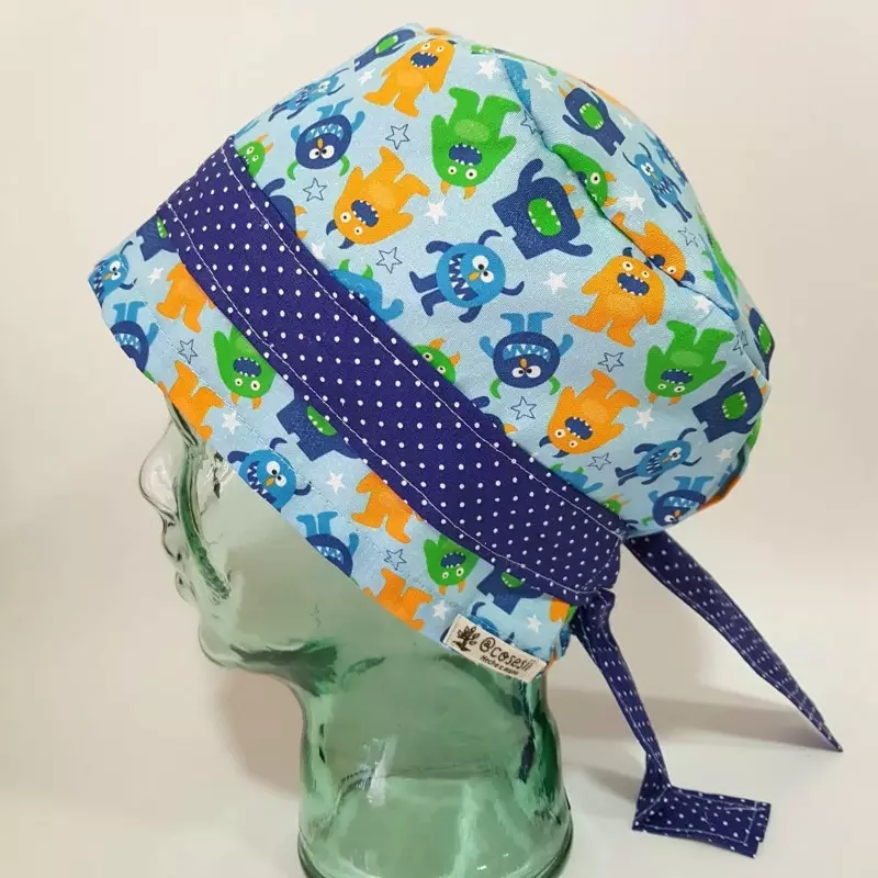 gorros quirófano mujer pelo largo